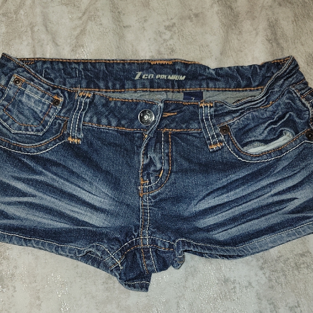 Women's Blue Denim Shorts